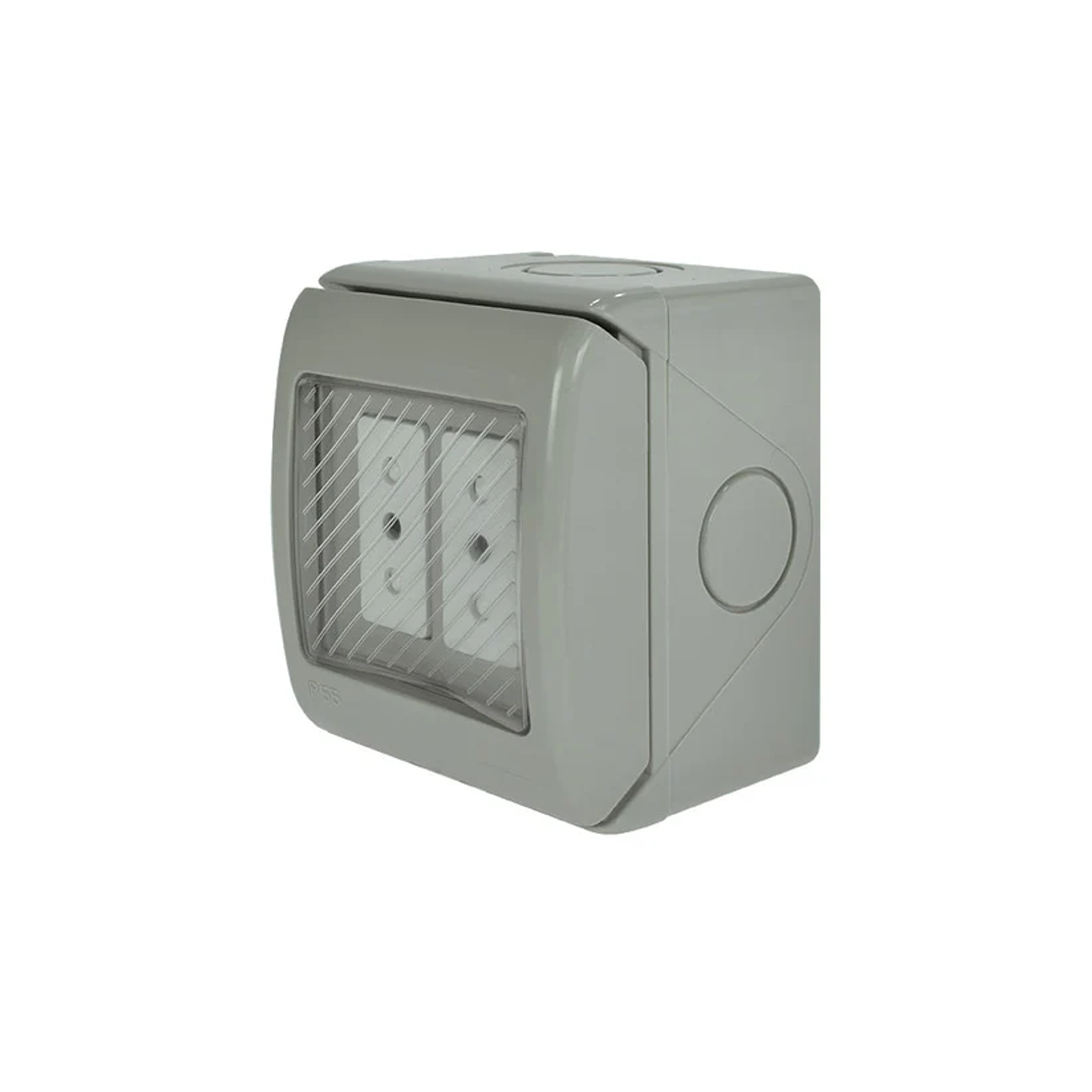 Hidrobox S/P Enchufe Doble 10A Lexo 1