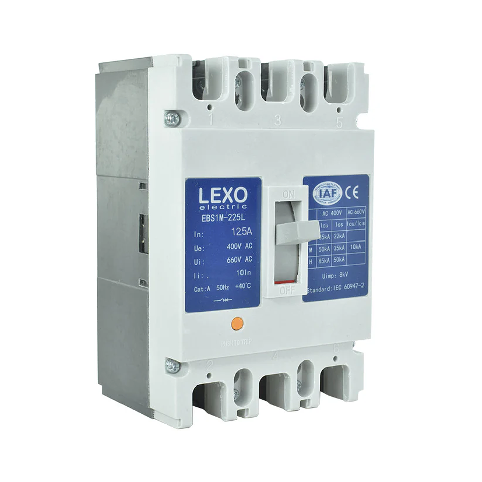 Interruptor Automatico 3X125A Caja Moldeada 35Ka Lexo 1