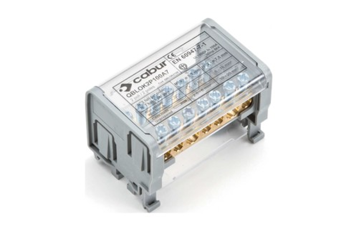 Repartidor Con Pantalla Bipolar 7 P 100A  Cabur 1