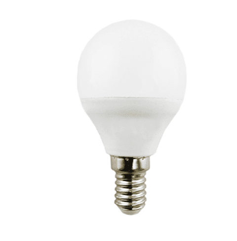 Ampolleta Led Bola G45 5W E14 6000K Megabright