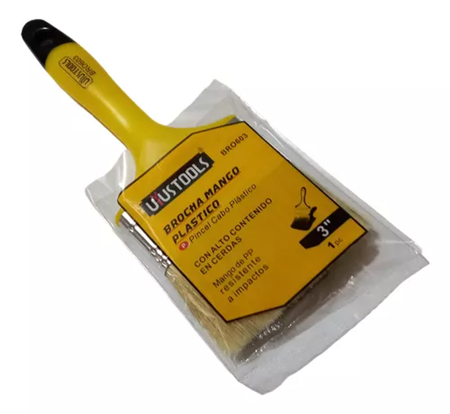 Brocha Mango Plastico 3