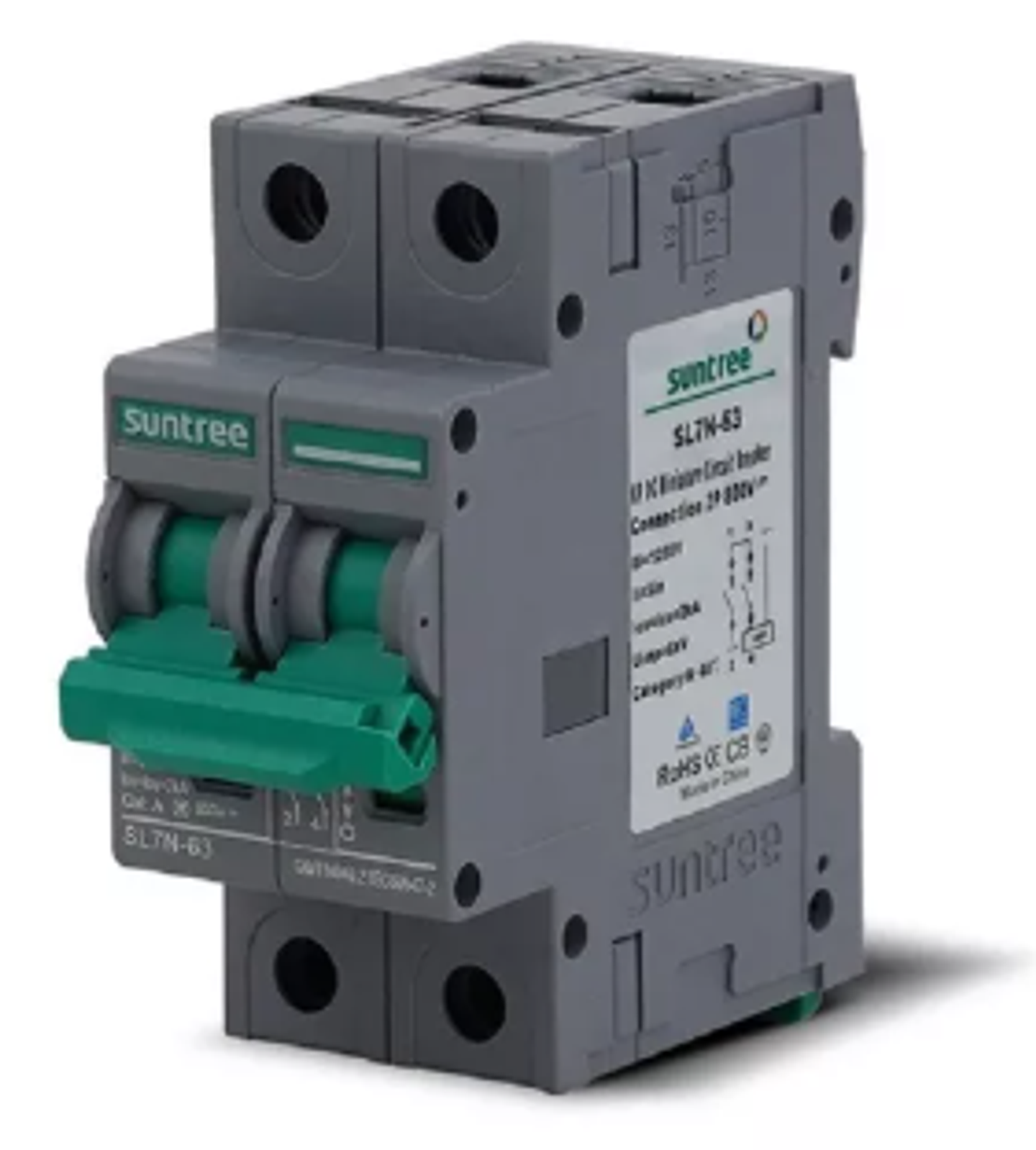 Dc Breaker 2x25A 550Vdc Suntree 1