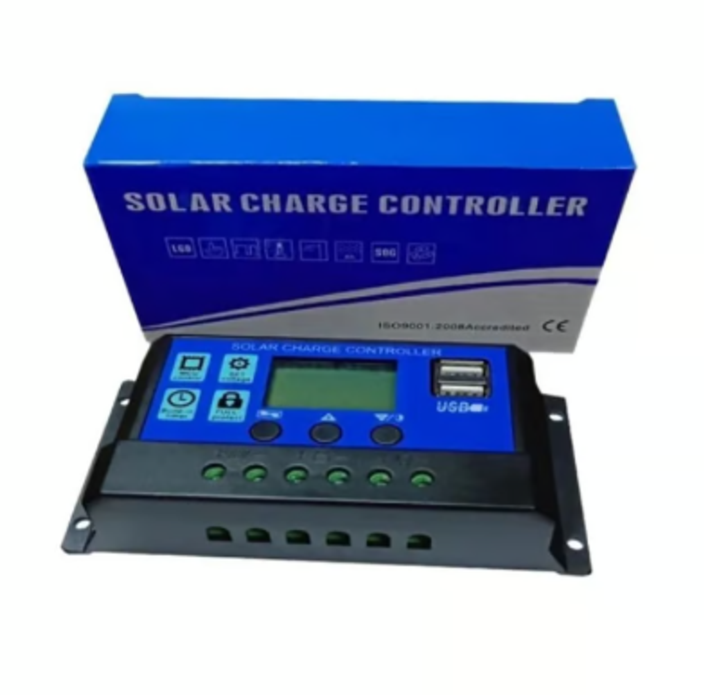 Regulador Carga Solar 20a Voltaje Aut - USB 1