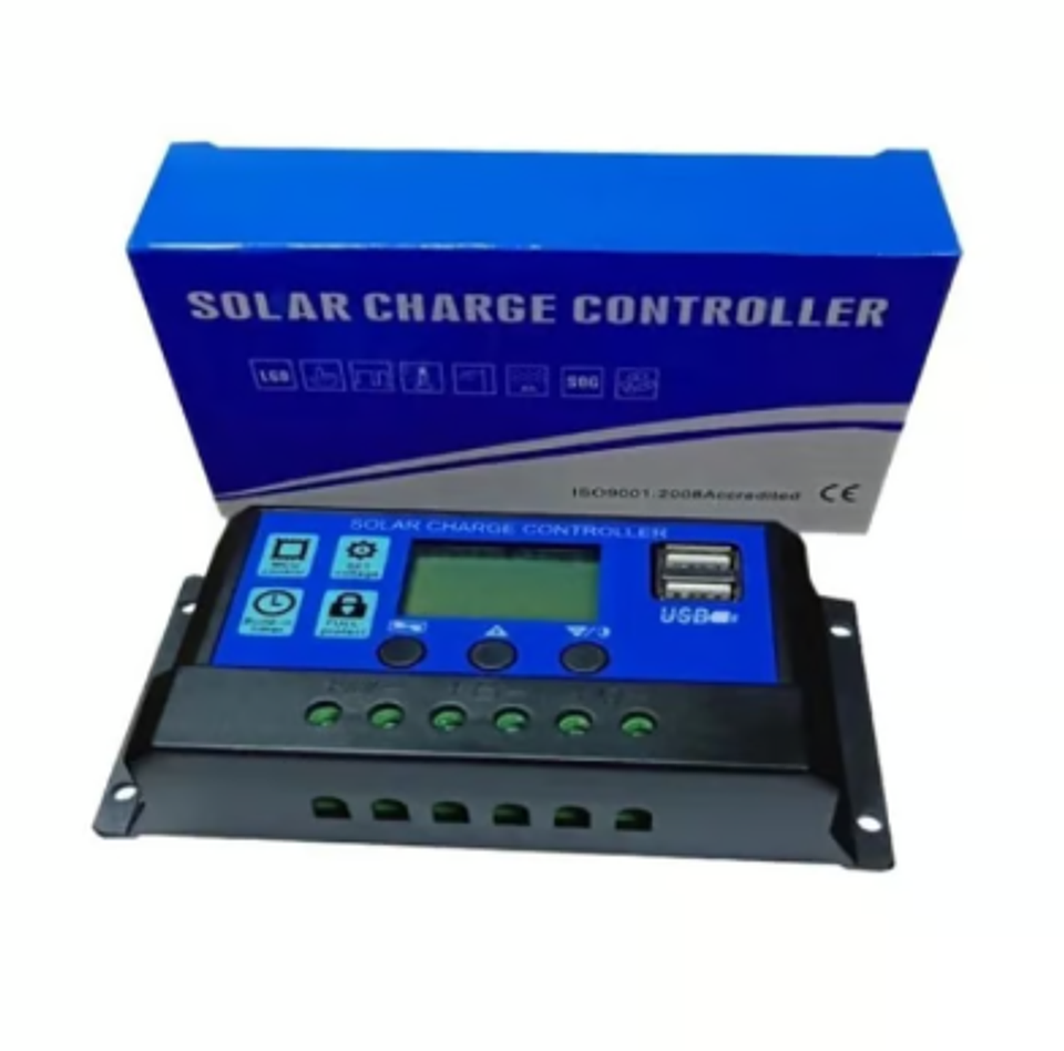 Regulador Carga Solar 20a Voltaje Aut - USB 1