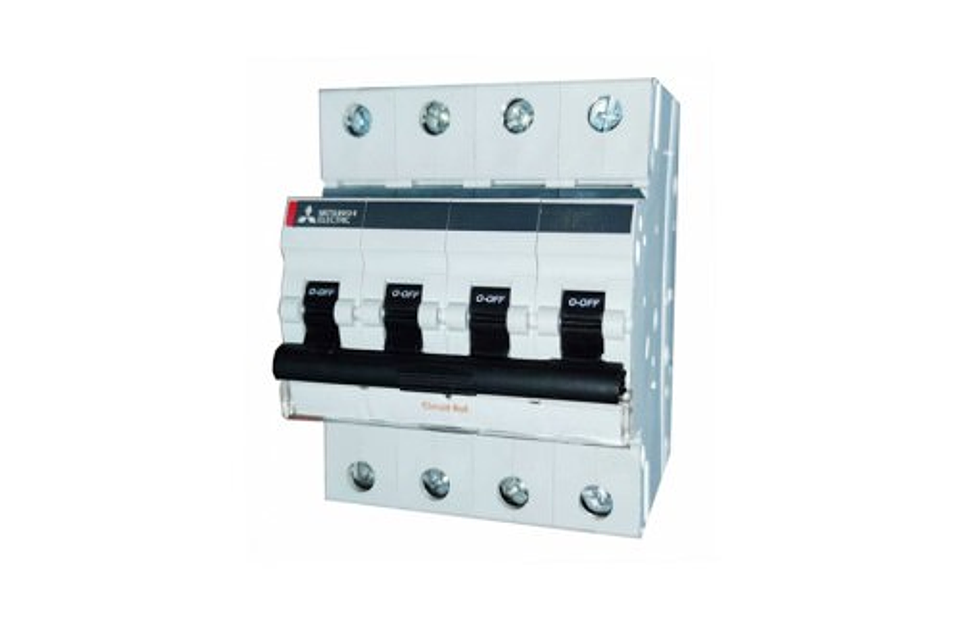 Interruptor Automatico 4X50 C Din 10K Mitsubishi 1