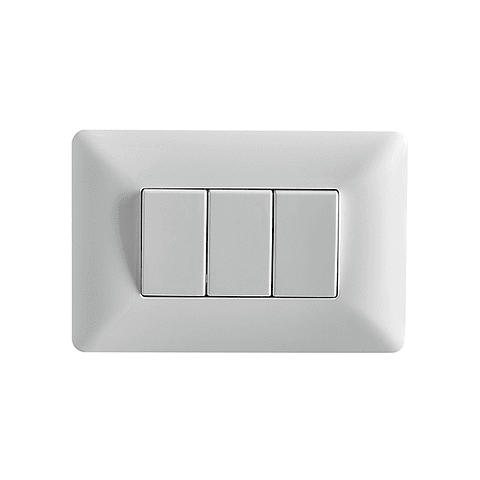 Interruptor Triple Embutido  9/32 Stanford