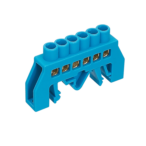 Regleta Conexion Azul 6P