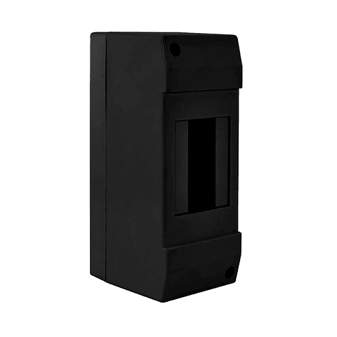 Calota de PVC 2P IP30 Din Negra