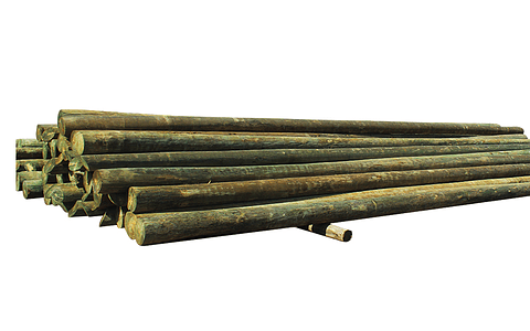 Poste Madera Tratado 6 M  S/Perf