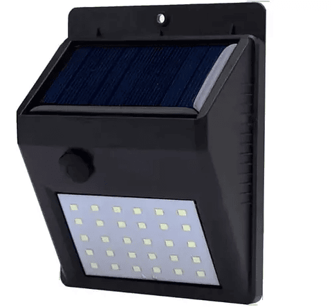 Aplique Solar 30 Led Mini C/Sensor
