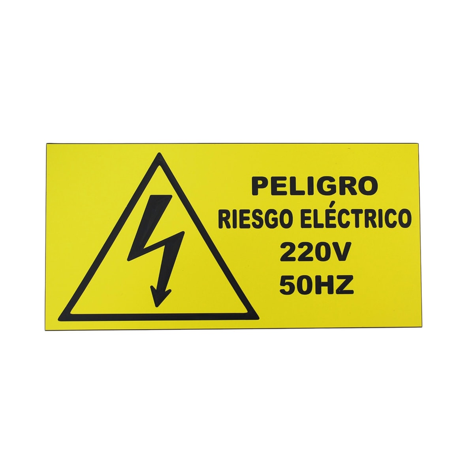 Adhesivo Riesgo electrico 220V 1