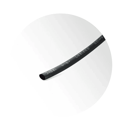 Termocontraible 1.5mm Negra 1Kv x MT
