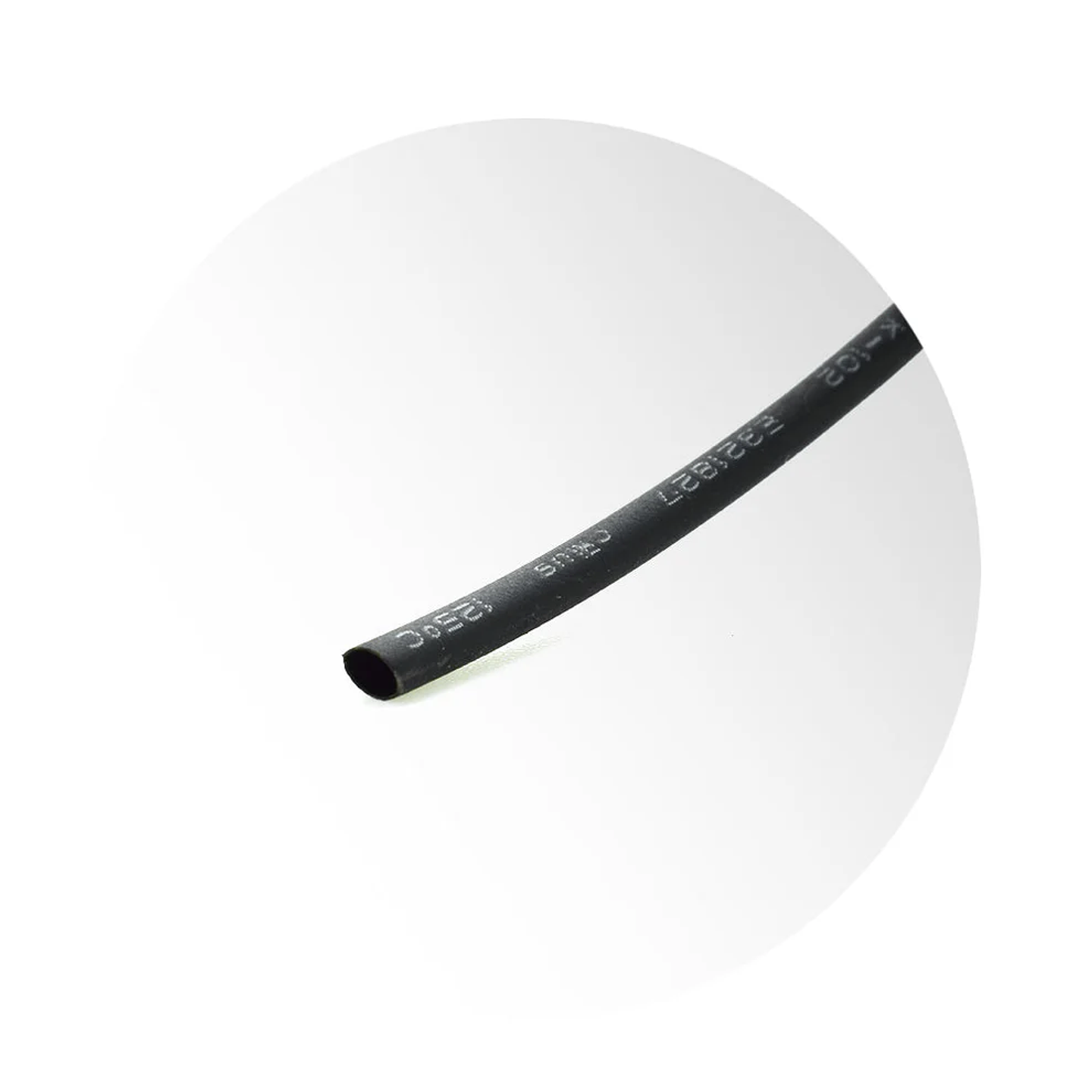 Termocontraible 1.5mm Negra 1Kv x MT 1