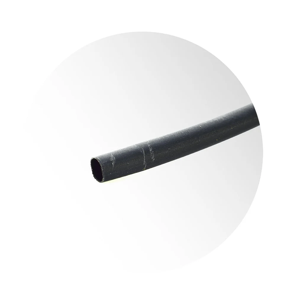 Termocontraible 2.5mm Negra 1Kv x MT 1