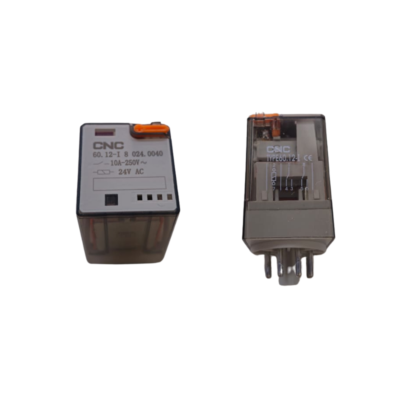 Rele 8P Bob24Vac 10A Cnc 1