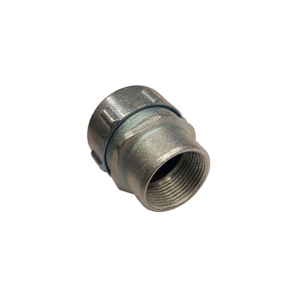 Conector tuberia Galv a flexible metalico 40 mm 1