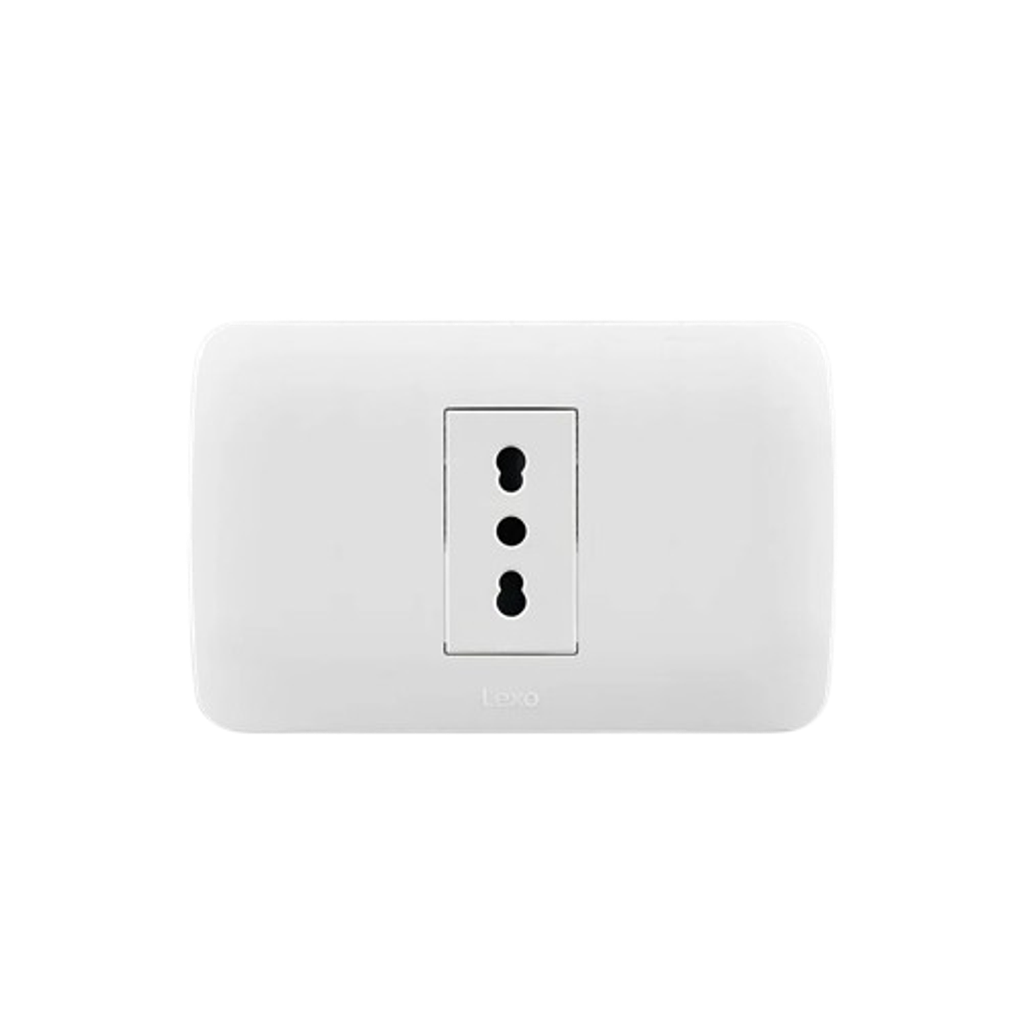 Enchufe Simple Emb 10/16A Blanco Lexo 1