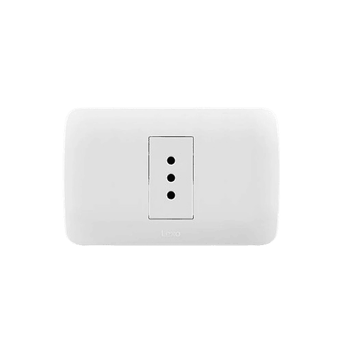 Enchufe Simple Emb Blanco Lexo