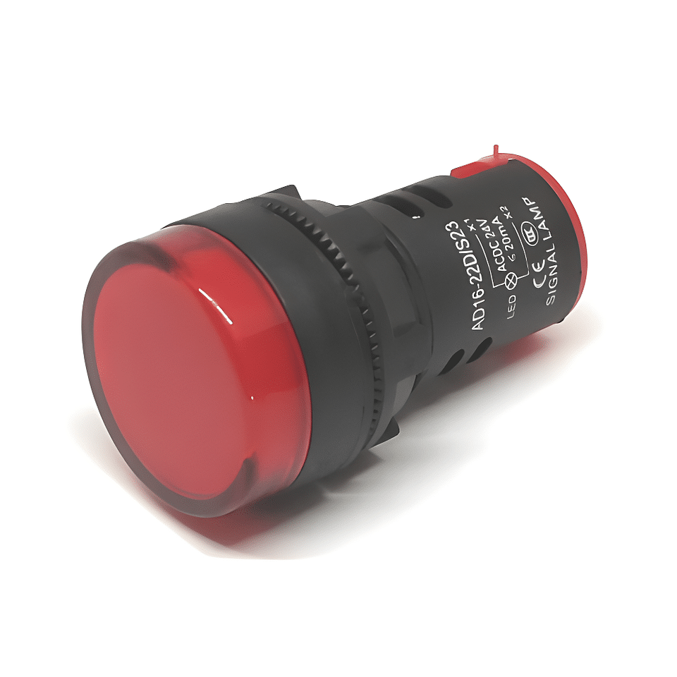 Luz Piloto 22Mm Roja 24Dc/Ac 1