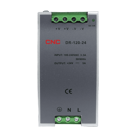Fuente de Poder Riel Din 120W 5A 24VDC