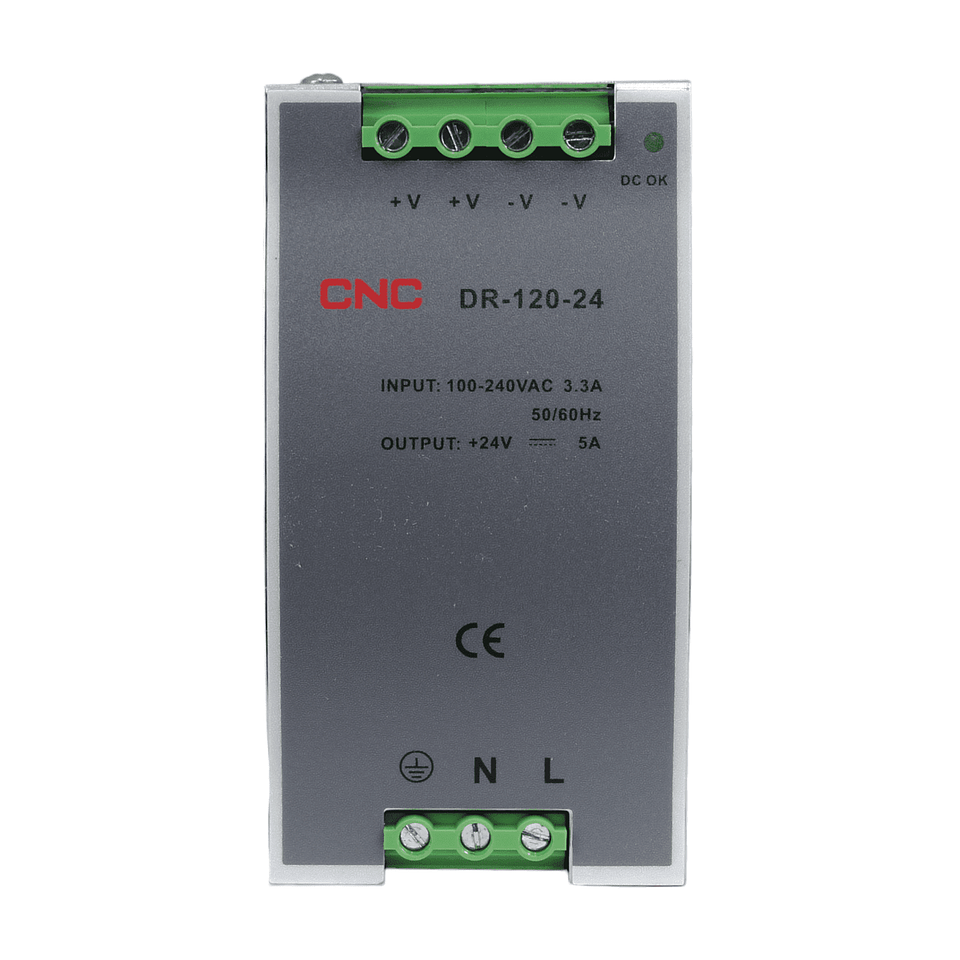 Fuente de Poder Riel Din 120W 5A 24VDC 1