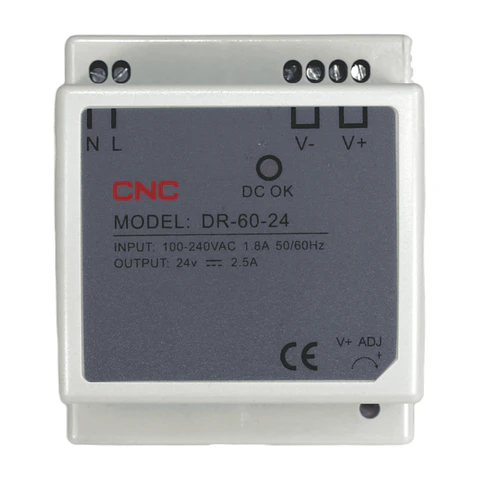 Fuente de Poder Riel Din 60W 2.5A 24VDC