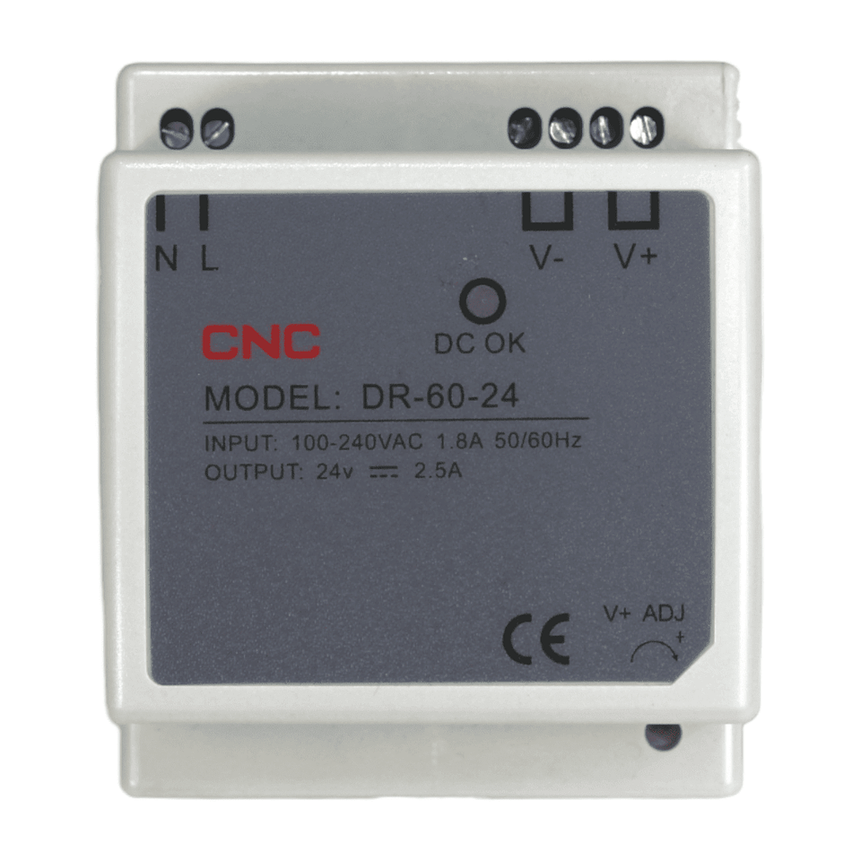 Fuente de Poder Riel Din 60W 2.5A 24VDC 1