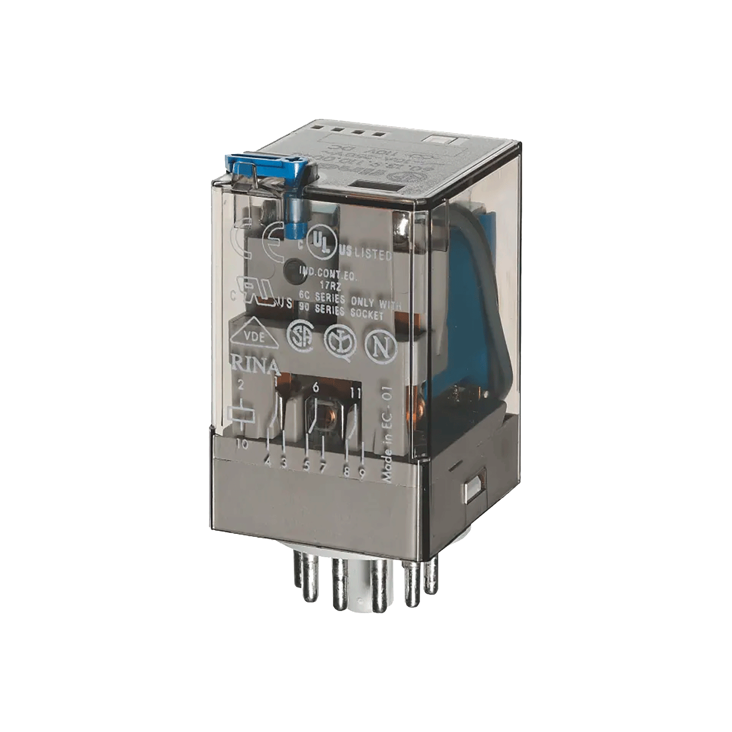 Rele 11P Bob12Vdc Globaltronics 1