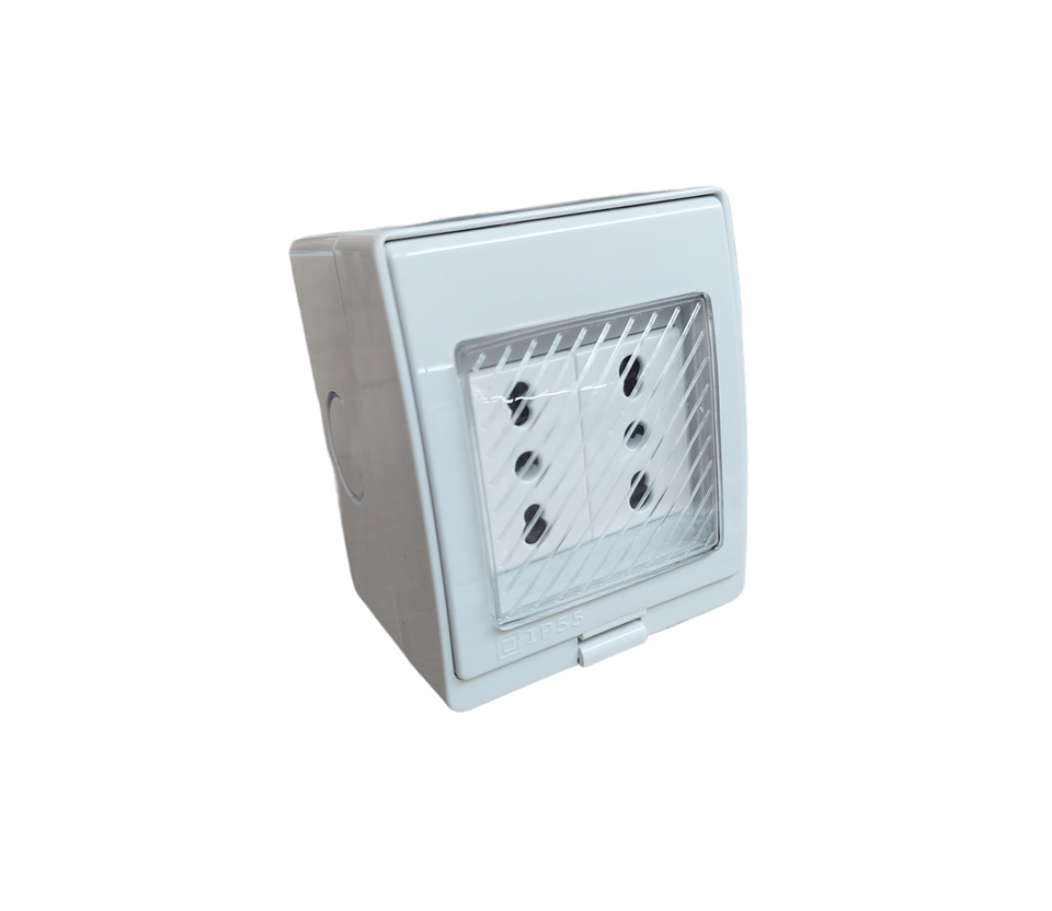 Hidrobox S/P Enchufe Doble 10/16A Bekam 1