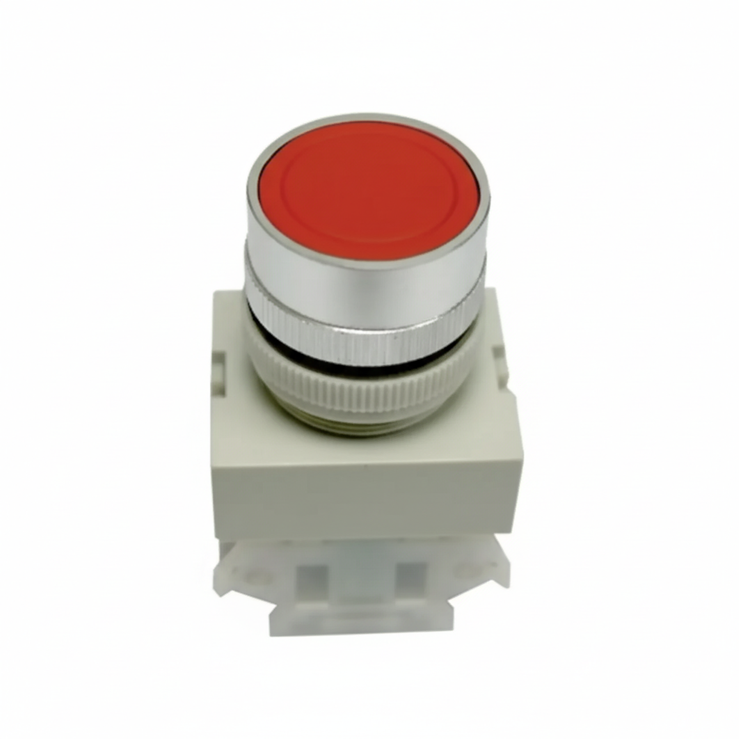 Pulsador 22mm Rojo 1NC 1