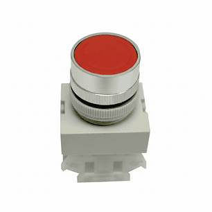 Pulsador 22mm Rojo 1NC