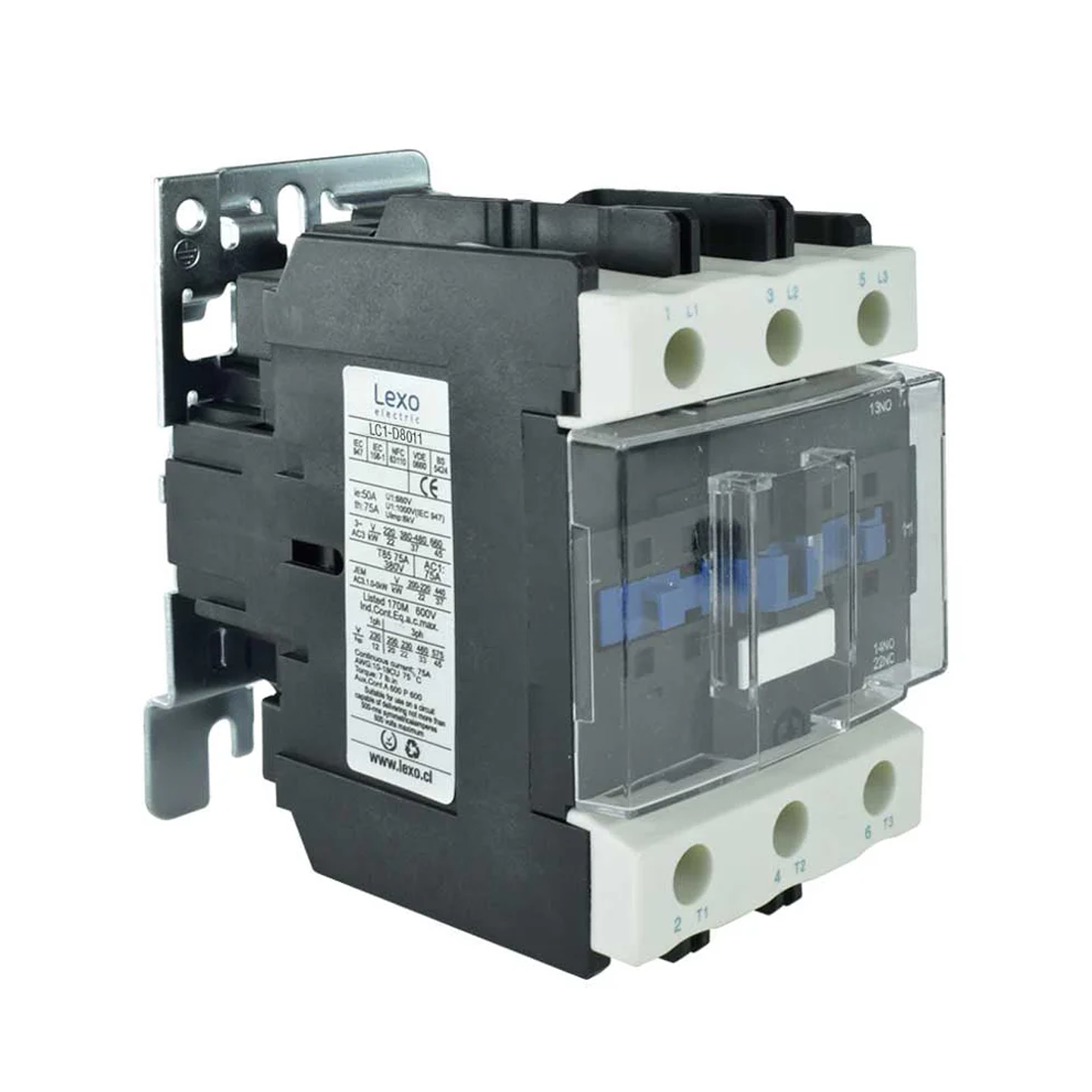 Contactor 80A, 1NO, IP20 220V Lexo 1