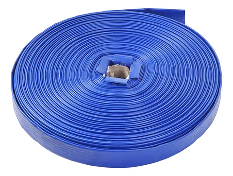 Manguera Plana LayFlat Hydro 4" 4Bar Azul 100Mt