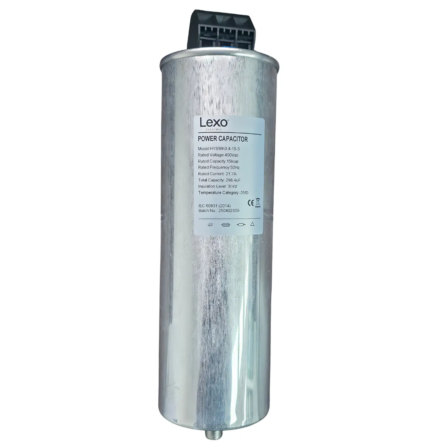 Condensador 3F 15 Kvar 440V Lexo 1