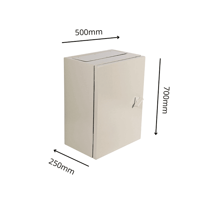 Gabinete Metalico 700X500X250 Ip65 2P 1