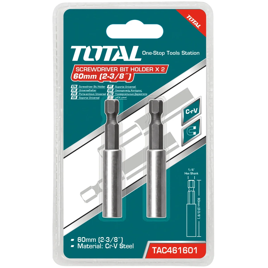 Adaptador Punta 80mm Magnetico Total 1