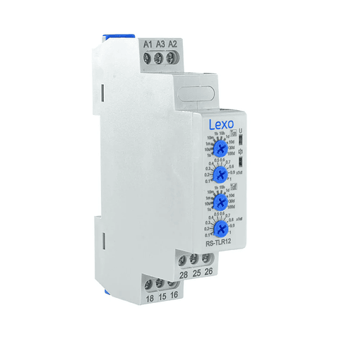 Rele Temporizado Inversor de Marcha 24-240V AC/DC RS-TLR12 Lexo