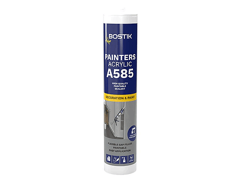 Adhesivo Montaje Blanco Pintable A585 310ml Bostik 