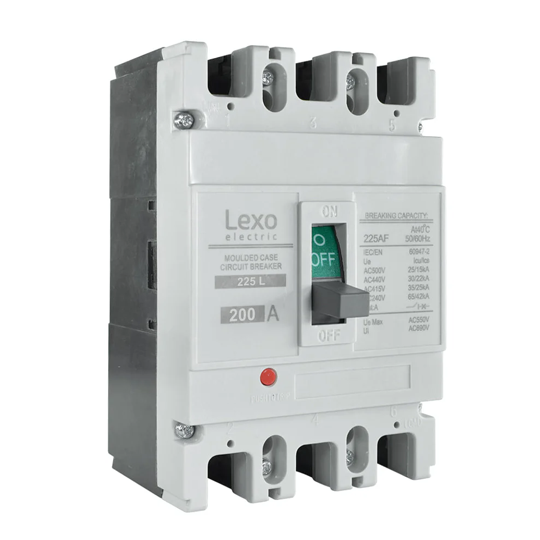 Interruptor Automatico 3X200A 35Ka Caja Moldeada Lexo 1