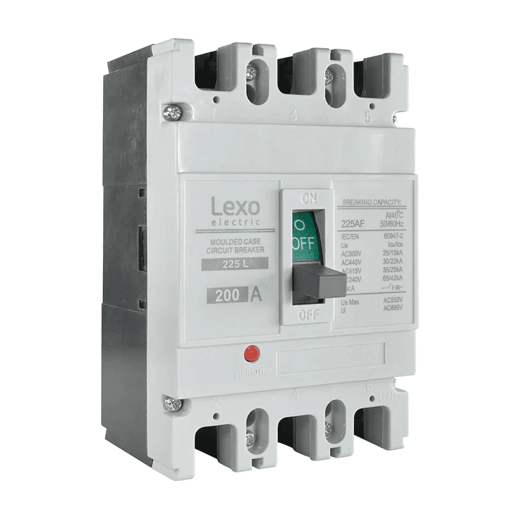 Interruptor Automatico 3X200A 35Ka Caja Moldeada Lexo 1