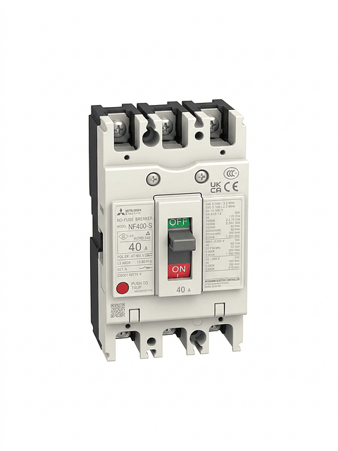 Interruptor Automatico 3X40A Nf63Hv Caja Moldeada Mitsubishi