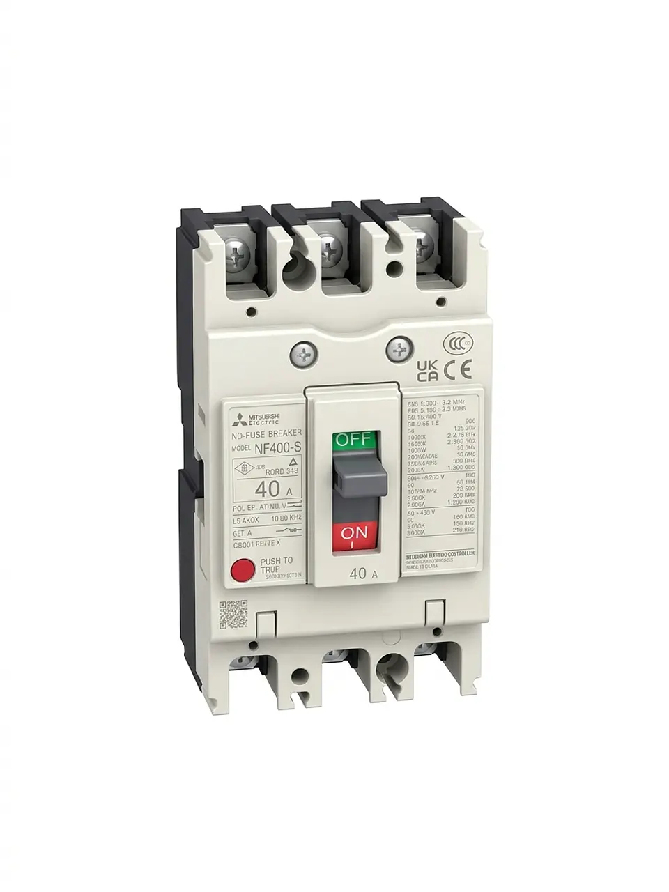 Interruptor Automatico 3X40A Nf63Hv Caja Moldeada Mitsubishi 1