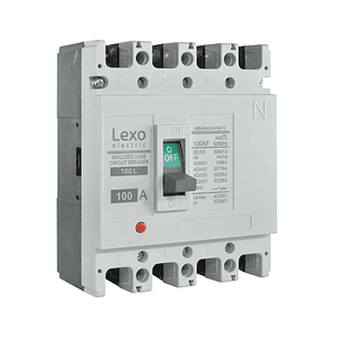 Interruptor Automatico 4X100A Caja Moldeada 35Ka Lexo