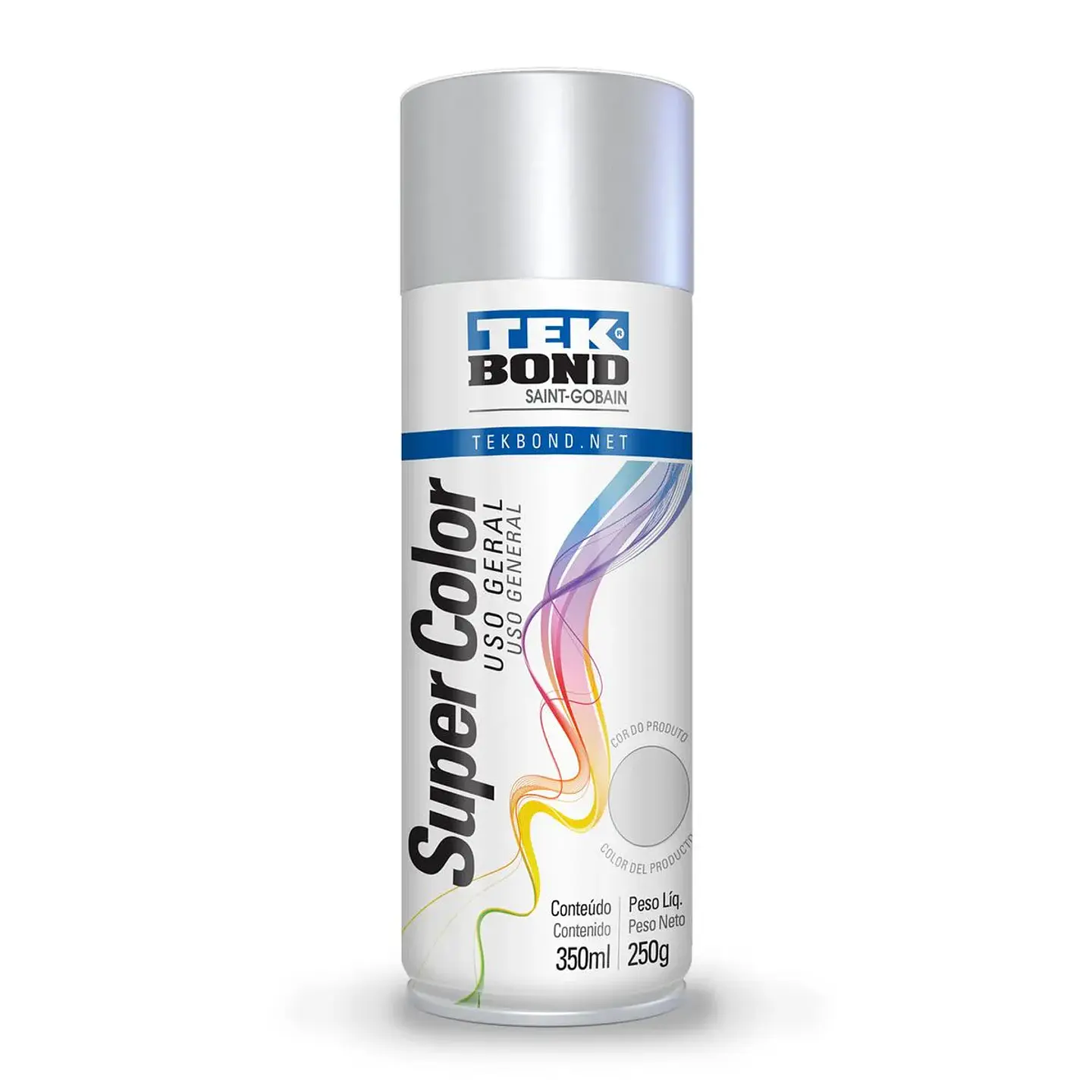 Pintura Spray Aluminio 400ml Tekbond 1