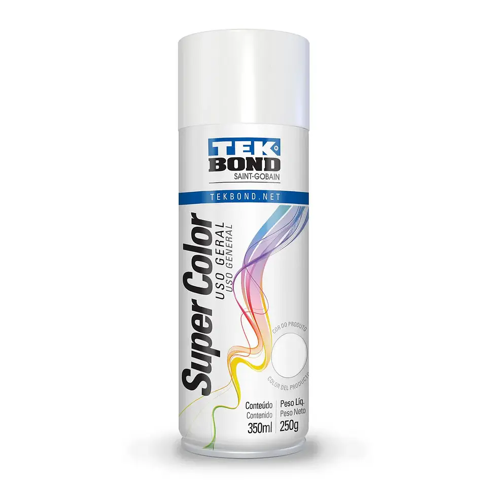Pintura Spray Blanco Brillante 400ml Tekbond 1