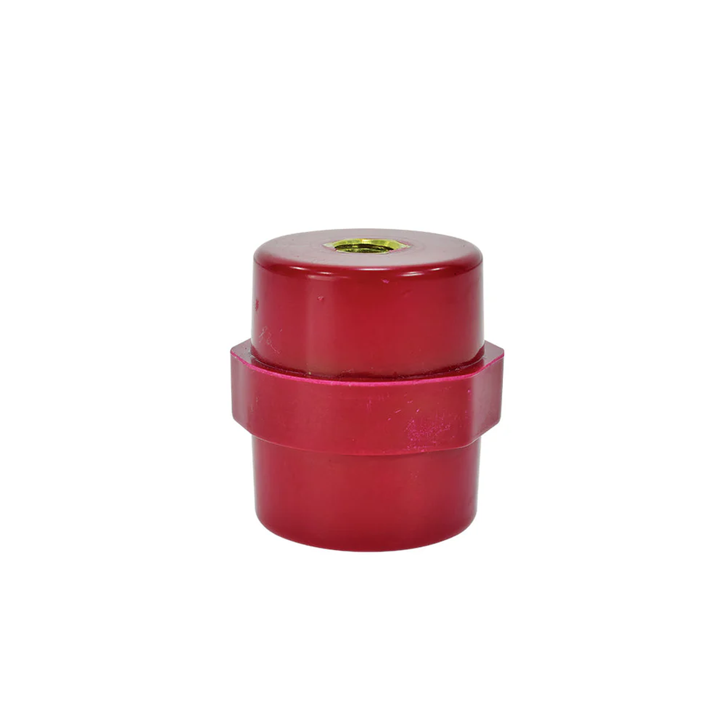 Aislador Barril 10Kv 40x40mm Rojo 1