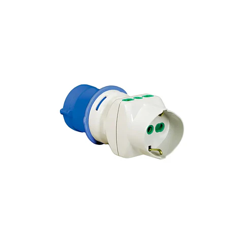 Adaptador Industrial  3X16A /10-16Amp Dom.Lexo