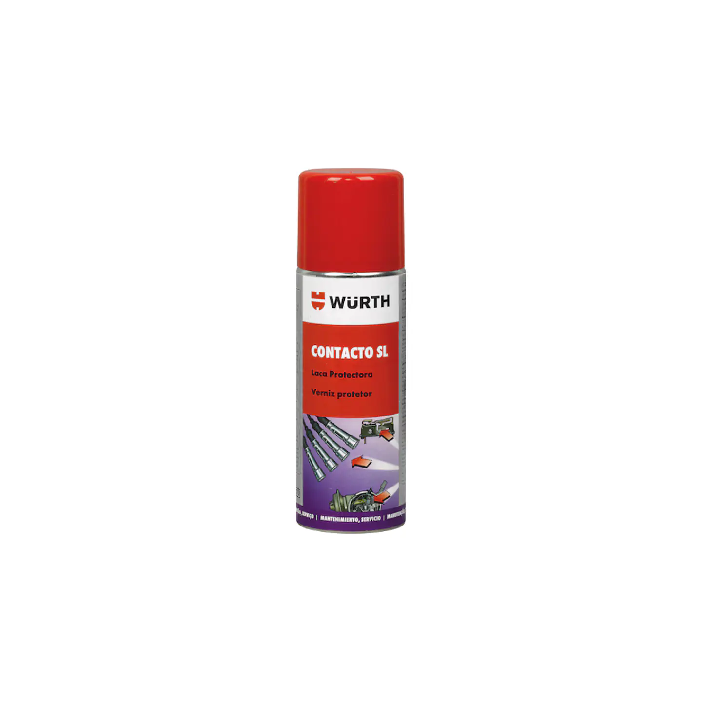 Barniz Laca Dielectrico 200ml Spray Wurth  1