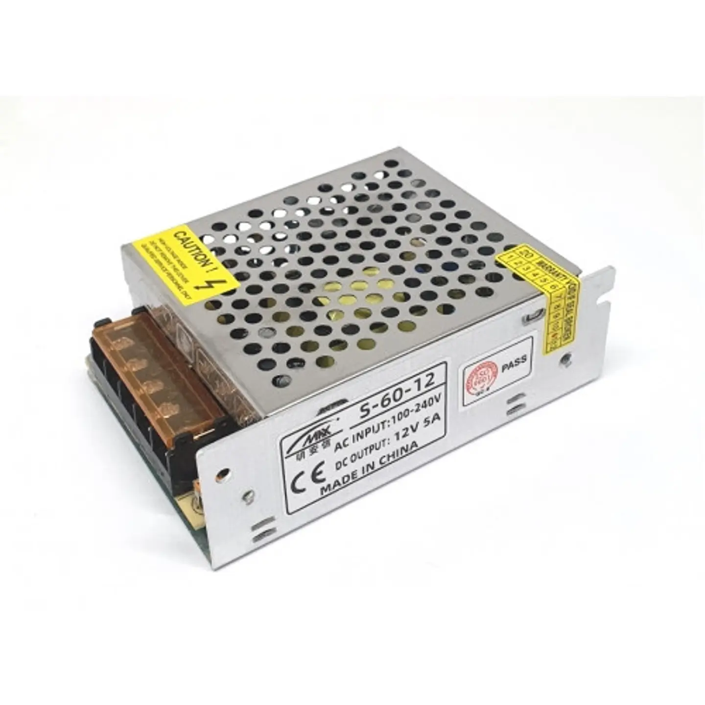 Fuente Poder 220V a 12Vdc 60W 5A 1