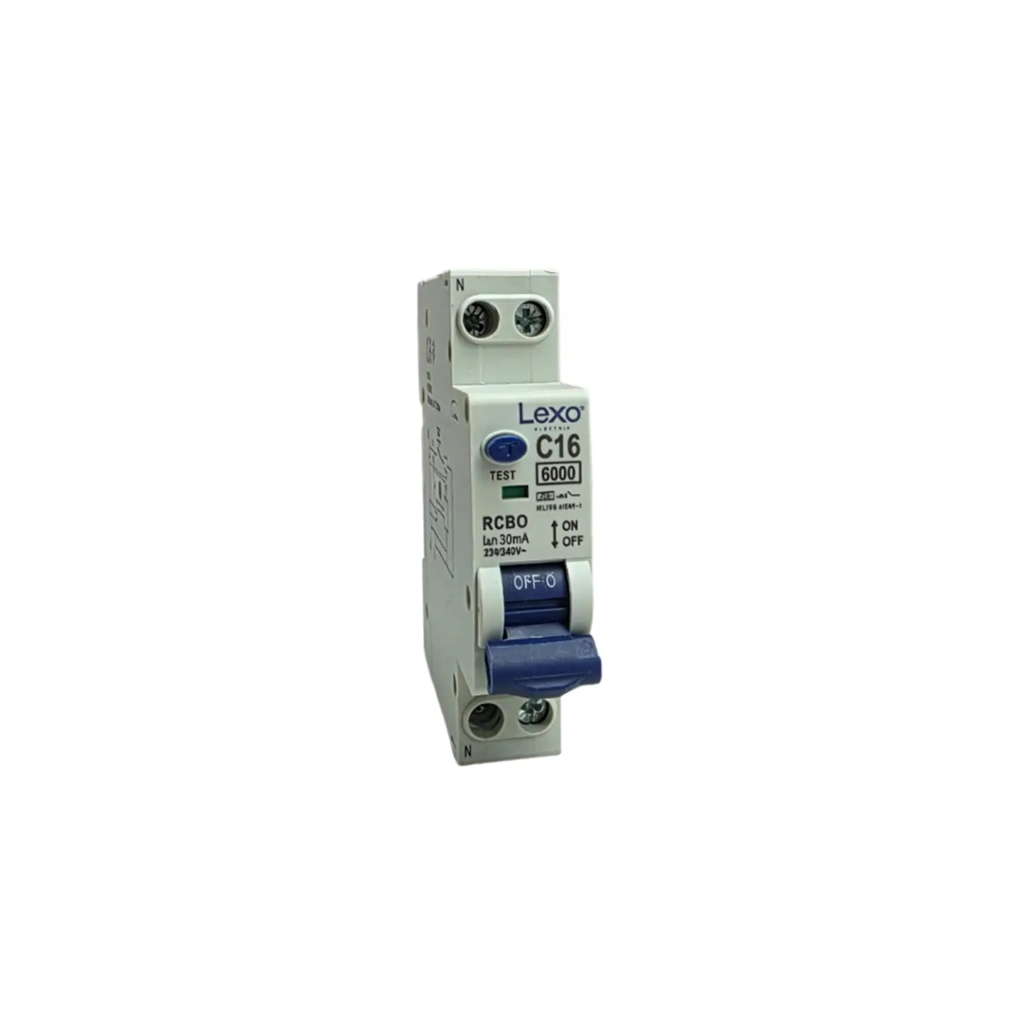Interruptor Rcbo 1x16A C 6Ka 30Ma Lexo 1